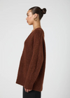 French Connection Fluffy Knit Jumper- Chocolate ***FINAL SALE***-Hand In Pocket