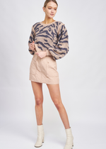 En Saison Mares Knit Top-Hand In Pocket