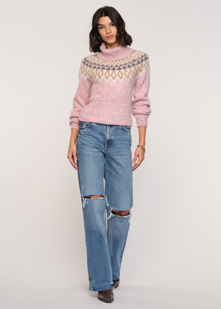 Heartloom Eryk Sweater - Lilac-Hand In Pocket
