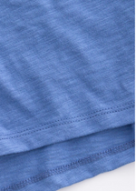 PJ Salvage Sun Stripe Short Sleeve Tee- Indigo-Hand In Pocket