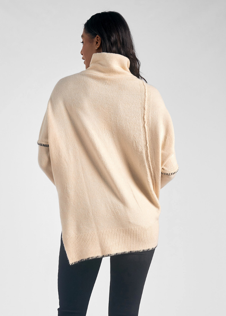 Elan Carolina Sweater - Beige-Hand In Pocket