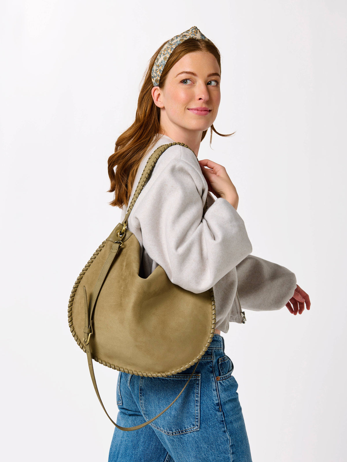 Piper Shoulder Bag - Chocolate-Hand In Pocket