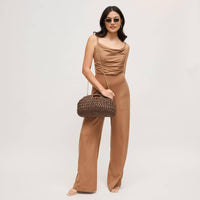 Abigail Crossbody - Chocolate-Hand In Pocket