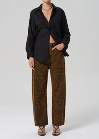 Citizens of Humanity Kayla Shirt - Black-Hand In Pocket