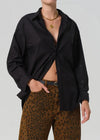 Citizens of Humanity Kayla Shirt - Black-Hand In Pocket