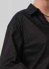 Citizens of Humanity Kayla Shirt - Black-Hand In Pocket