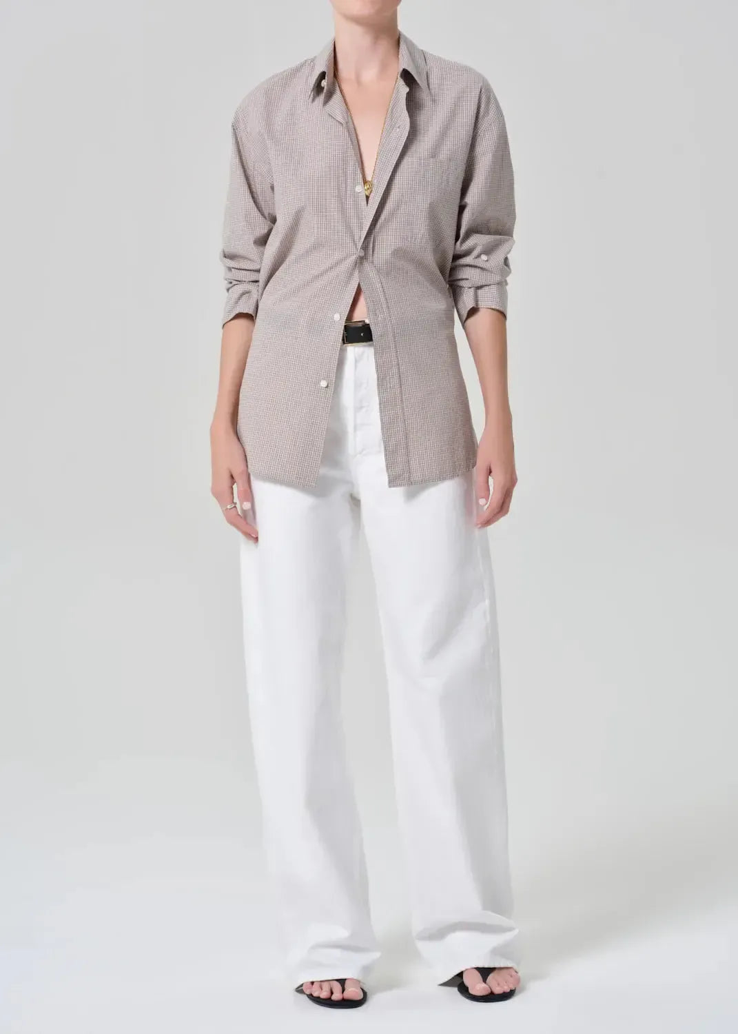 Citizens of Humanity Kayla - Cardiff Plaid-Hand In Pocket