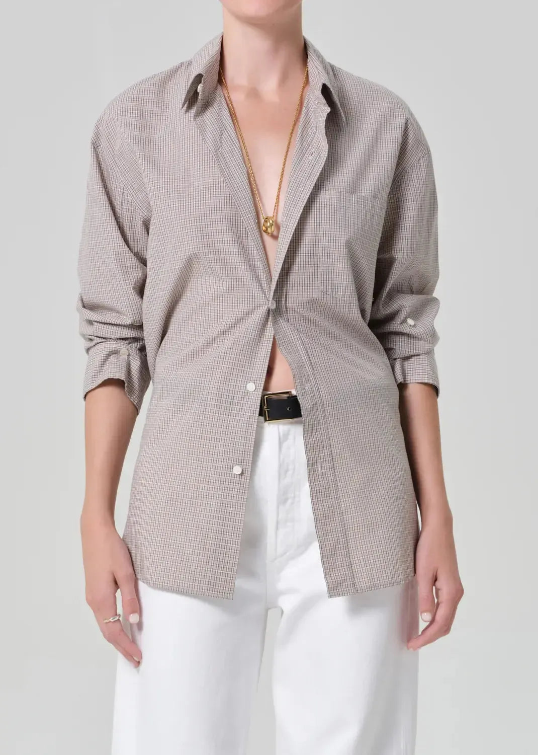 Citizens of Humanity Kayla - Cardiff Plaid-Hand In Pocket