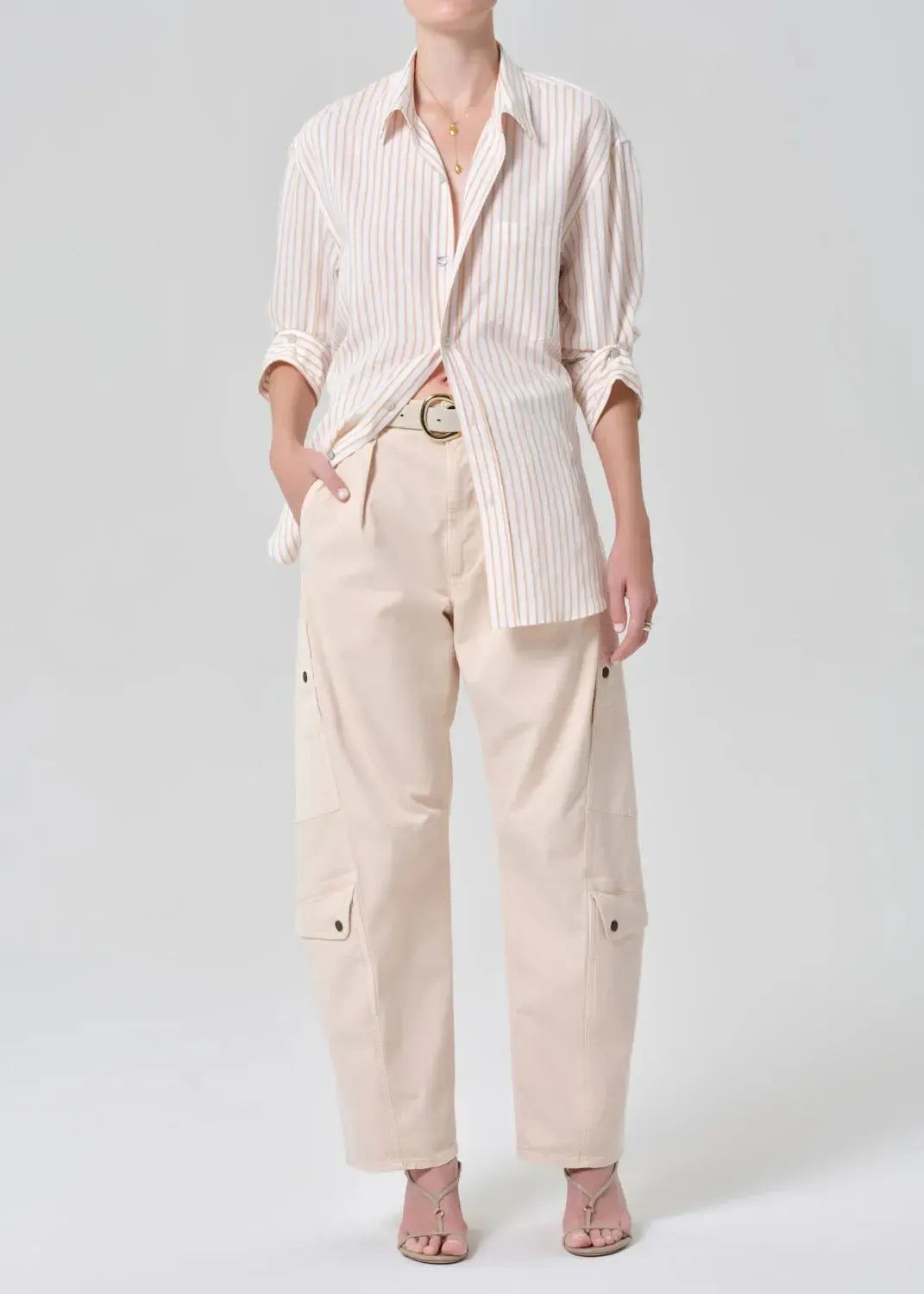 Citizens of Humanity Kayla - Sherbet Stripe-Hand In Pocket