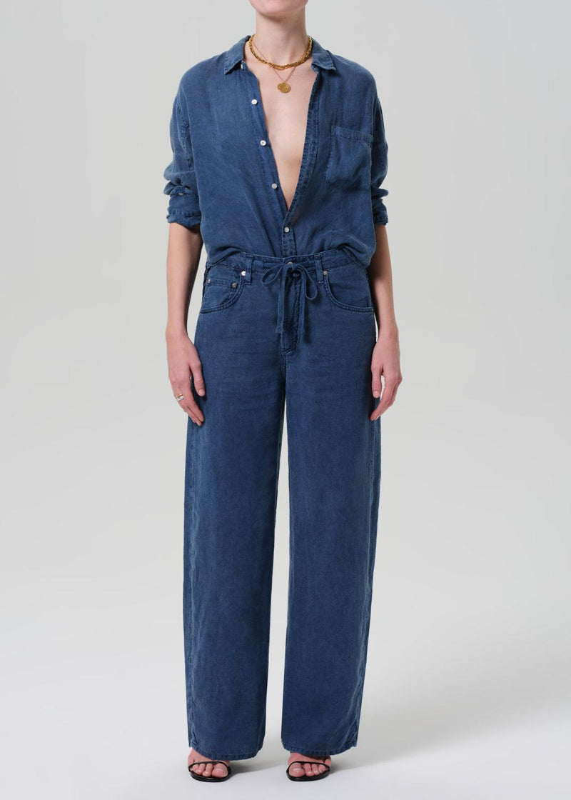 Citizens of Humanity Kayla Shrunken- Indigo Stone-Hand In Pocket