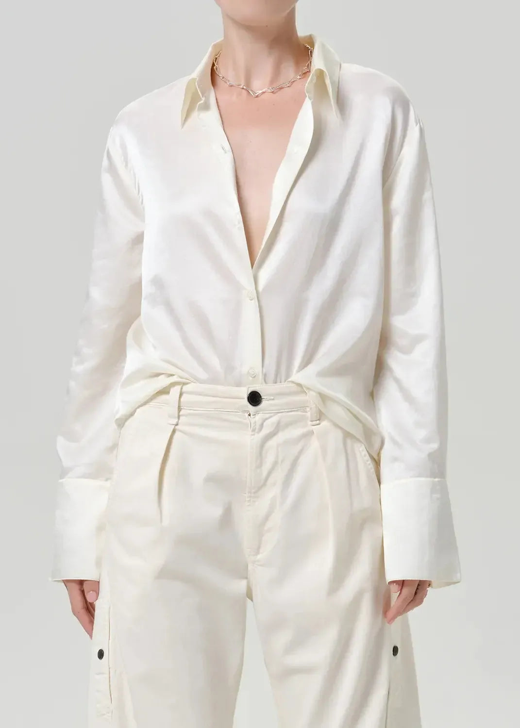 Citizens of Humanity Camilia Shirt - Cassia-Hand In Pocket
