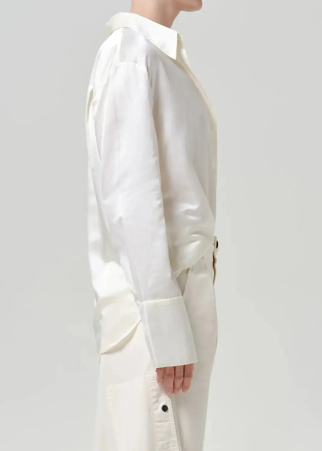 Citizens of Humanity Camilia Shirt - Cassia-Hand In Pocket