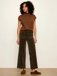 Sanctuary Chelsea Wide Leg - Kalamata-Hand In Pocket