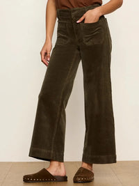 Sanctuary Chelsea Wide Leg - Kalamata-Hand In Pocket