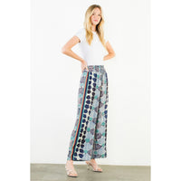 THML Lucy Loose Pant - Blue-Hand In Pocket