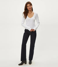 Michael Stars Lizzie LS Tee - White