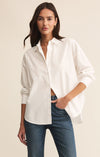 Z Supply Elevated Poplin Shirt-White
