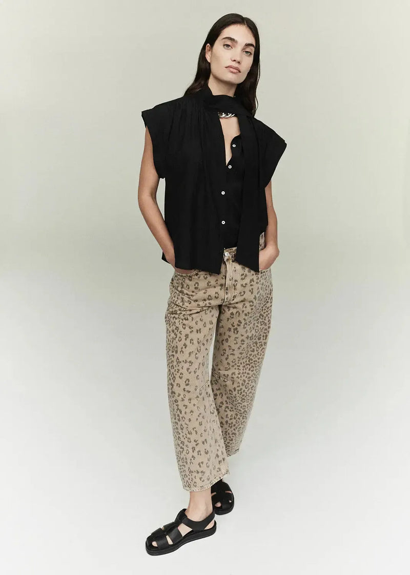 Citizens of Humanity Miro Jean - Nat. Cheetah-Hand In Pocket