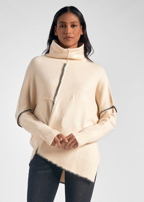 Elan Carolina Sweater - Beige ***FINAL SALE***-Hand In Pocket