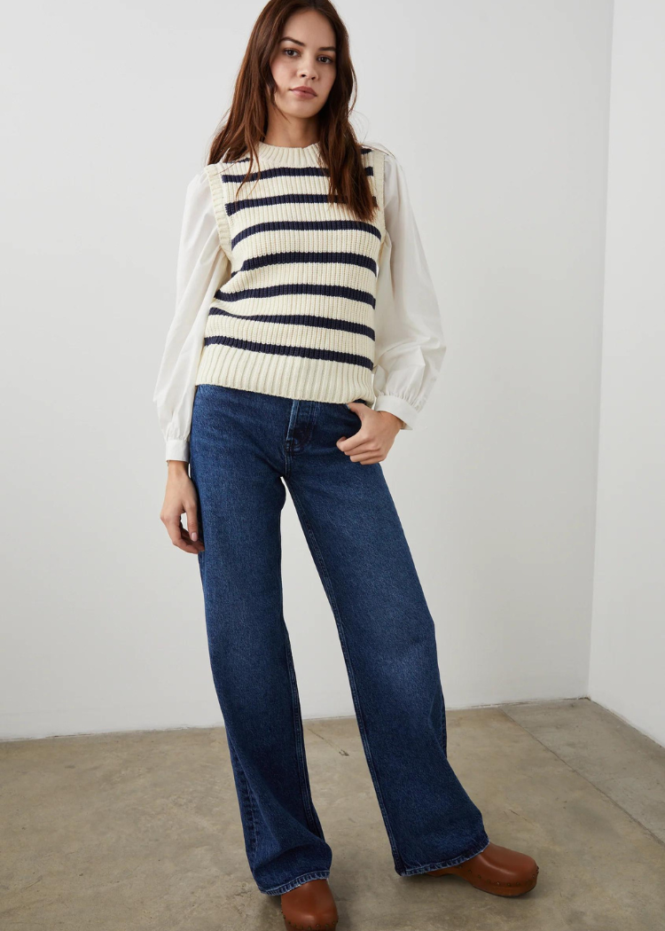 Rails Bambi Twofer Sweater-Hand In Pocket