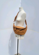 Ciel Sling Bag-Camel-Hand In Pocket