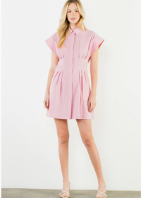 THML Arden Dress - Pink-Hand In Pocket