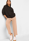 French Connection Rhodes Popover Shirt-Black-Hand In Pocket