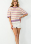 Aubrey Multicolor Knit Top-Hand In Pocket