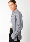 Arlen Striped Button Down-Hand In Pocket