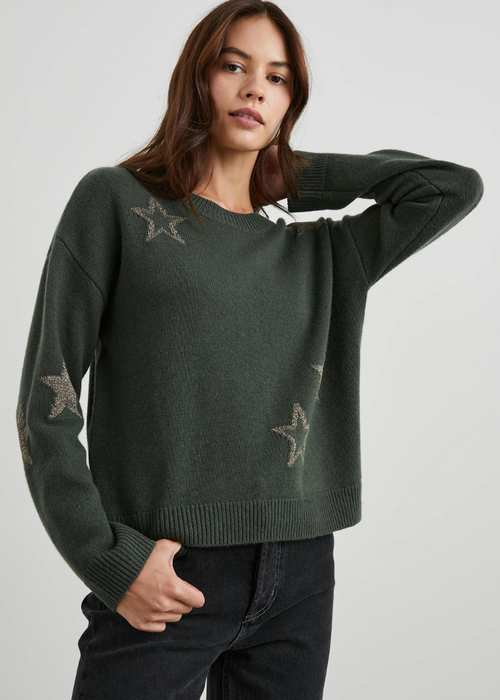 Rails Perci Sweater- Olive/Gold ***FINAL SALE***-Hand In Pocket