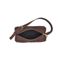 Rose Shoulder Bag: Chocolate