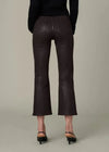 Joes Jeans The Callie Cropped Bootcut - Dk Chocolate-Hand In Pocket