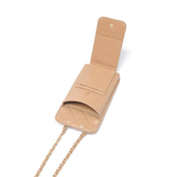 Brianna Cell Phone Crossbody - Polished Natural-Hand In Pocket