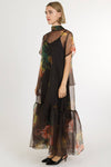 Caroleena Dress- Coffee blooms-Hand In Pocket