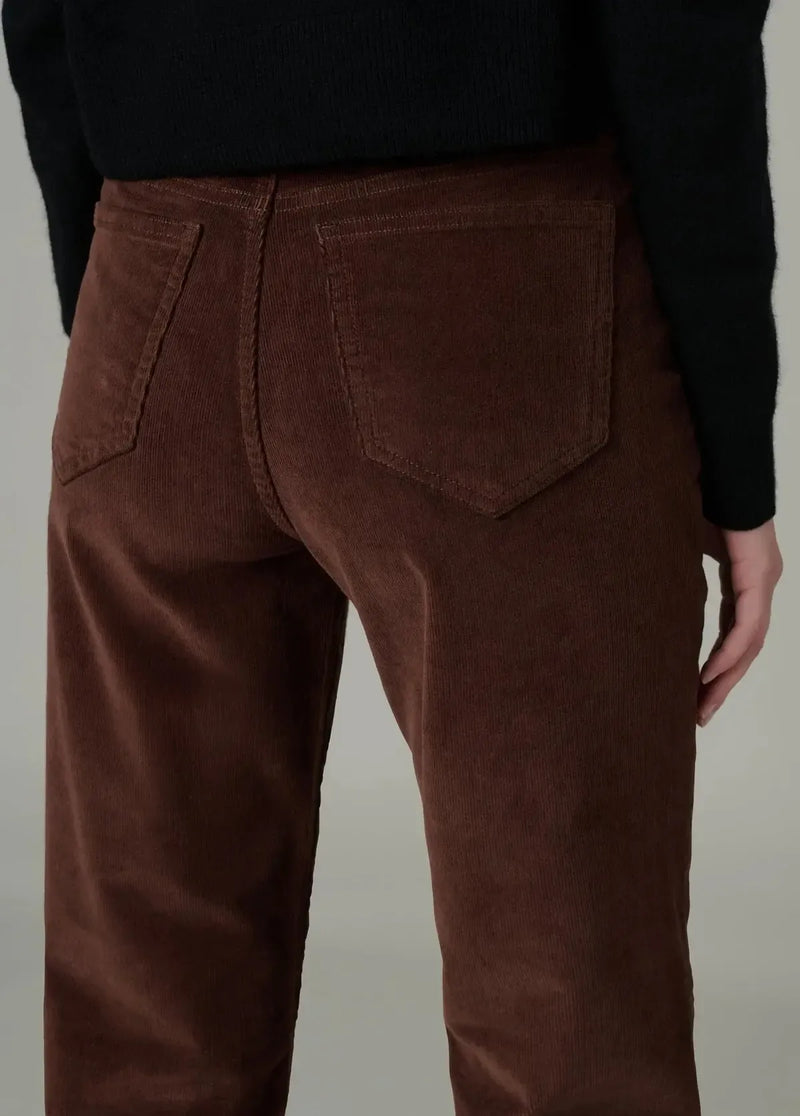 Joe's Jeans The Provocateur Petite Bootcut - Chocolate-Hand In Pocket