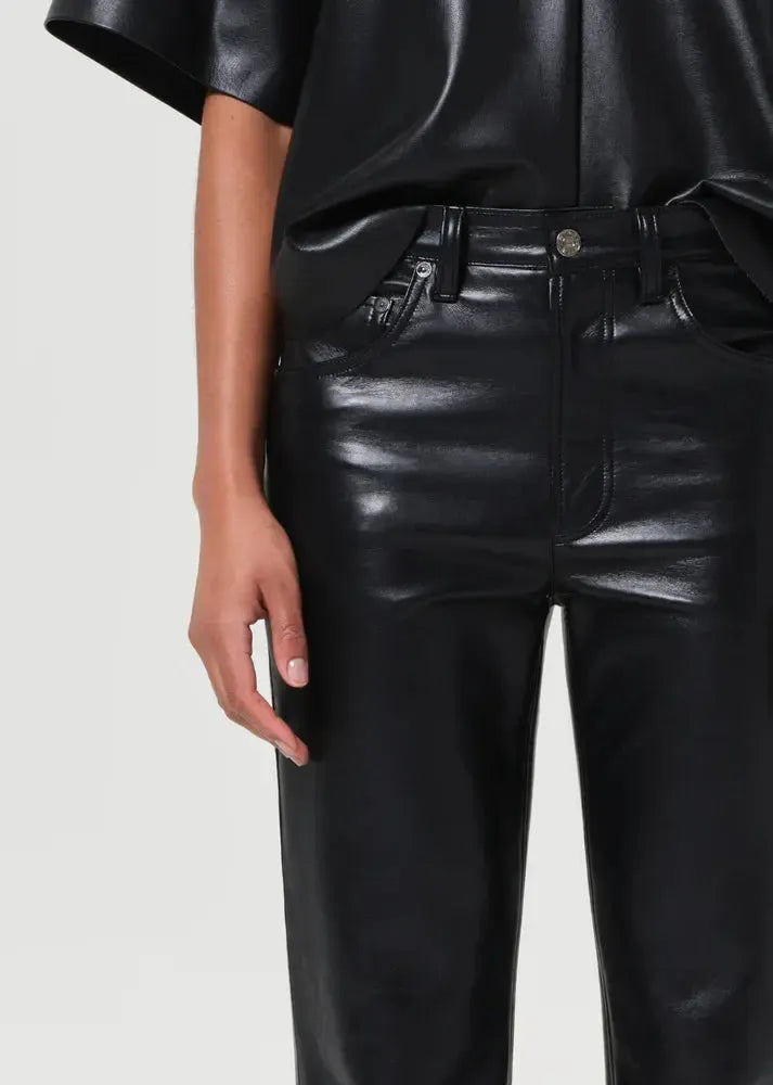 Agolde Recycled Leather Kick Boot-Detox-Hand In Pocket