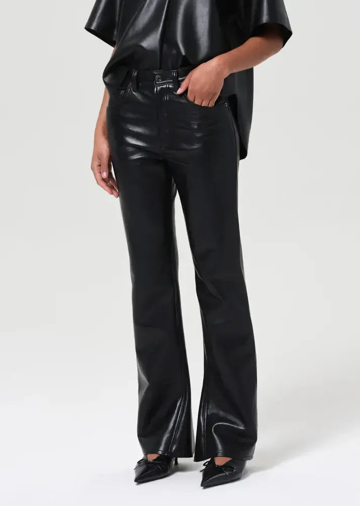 Agolde Recycled Leather Kick Boot-Detox-Hand In Pocket