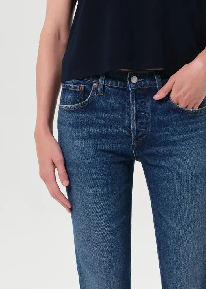 Agolde Cocktail Ankle Jean-Outline-Hand In Pocket