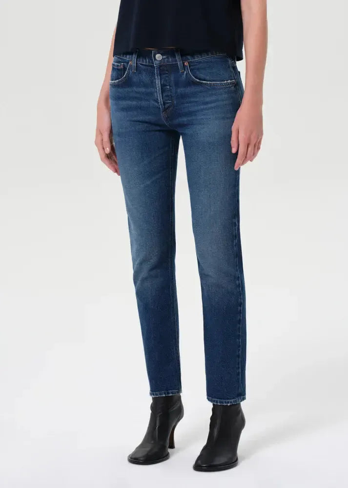 Agolde Cocktail Ankle Jean-Outline-Hand In Pocket