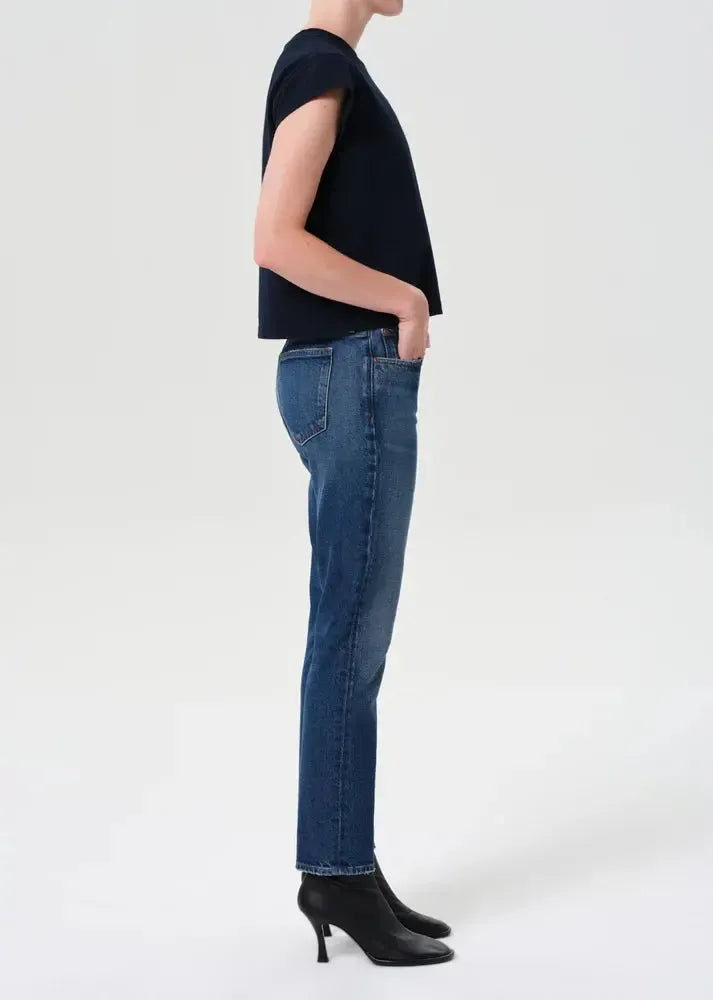 Agolde Cocktail Ankle Jean-Outline-Hand In Pocket