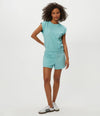 Michael Stars Brooklyn Sweatshirt- Serene-Hand In Pocket