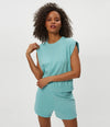 Michael Stars Shiloh Shorts - Serene-Hand In Pocket