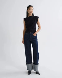 Agolde Big Cuff Jean - Rinse-Hand In Pocket