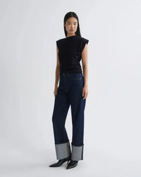 Agolde Big Cuff Jean - Rinse-Hand In Pocket