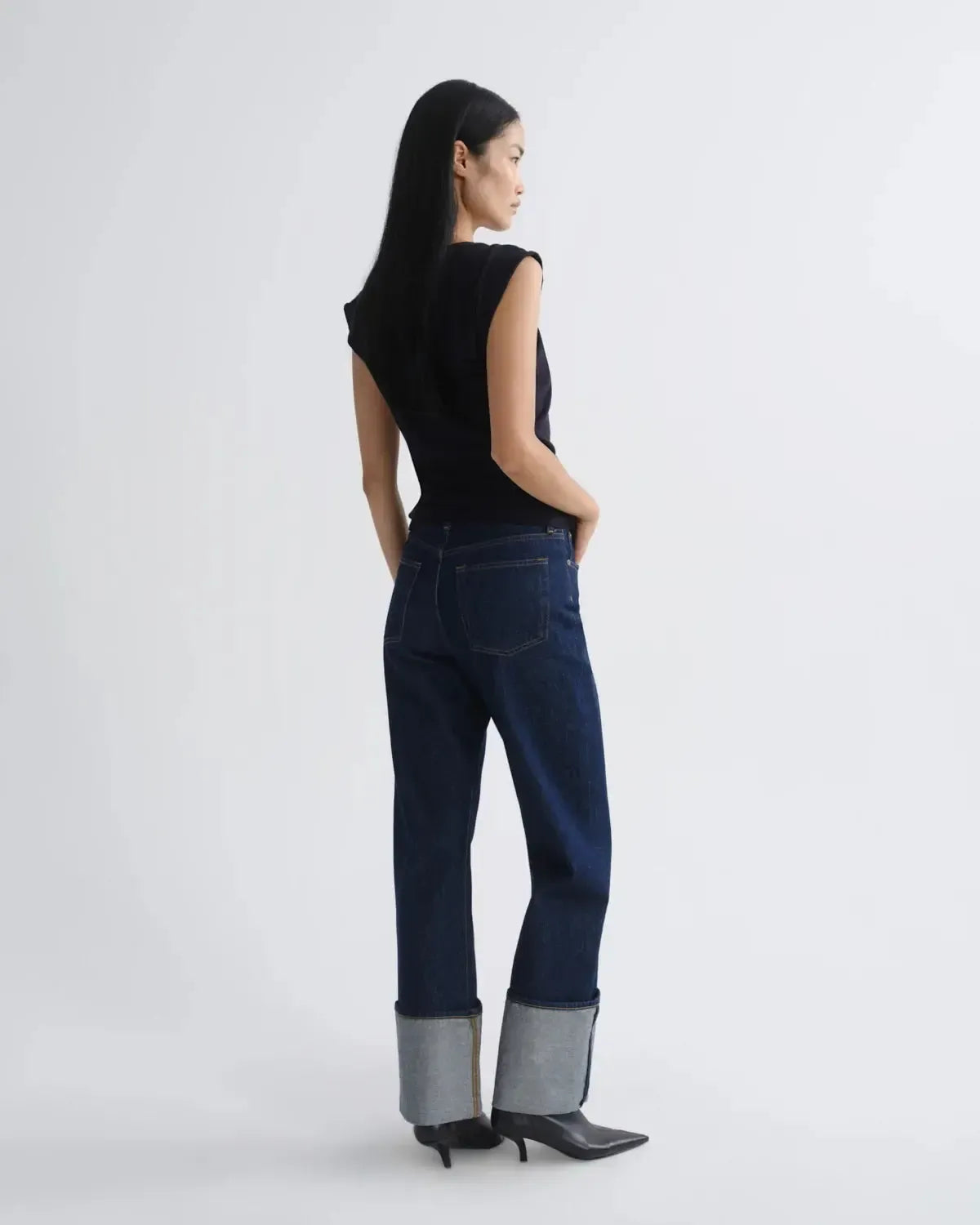 Agolde Big Cuff Jean - Rinse-Hand In Pocket