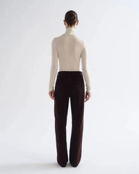 Agolde Pascale Turtleneck - Oat Milk-Hand In Pocket