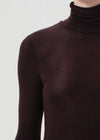 Agolde Pascale Turtleneck - Root-Hand In Pocket