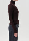 Agolde Pascale Turtleneck - Root-Hand In Pocket