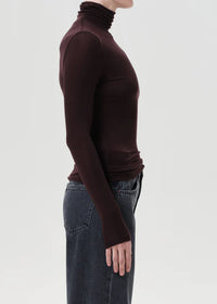 Agolde Pascale Turtleneck - Root-Hand In Pocket
