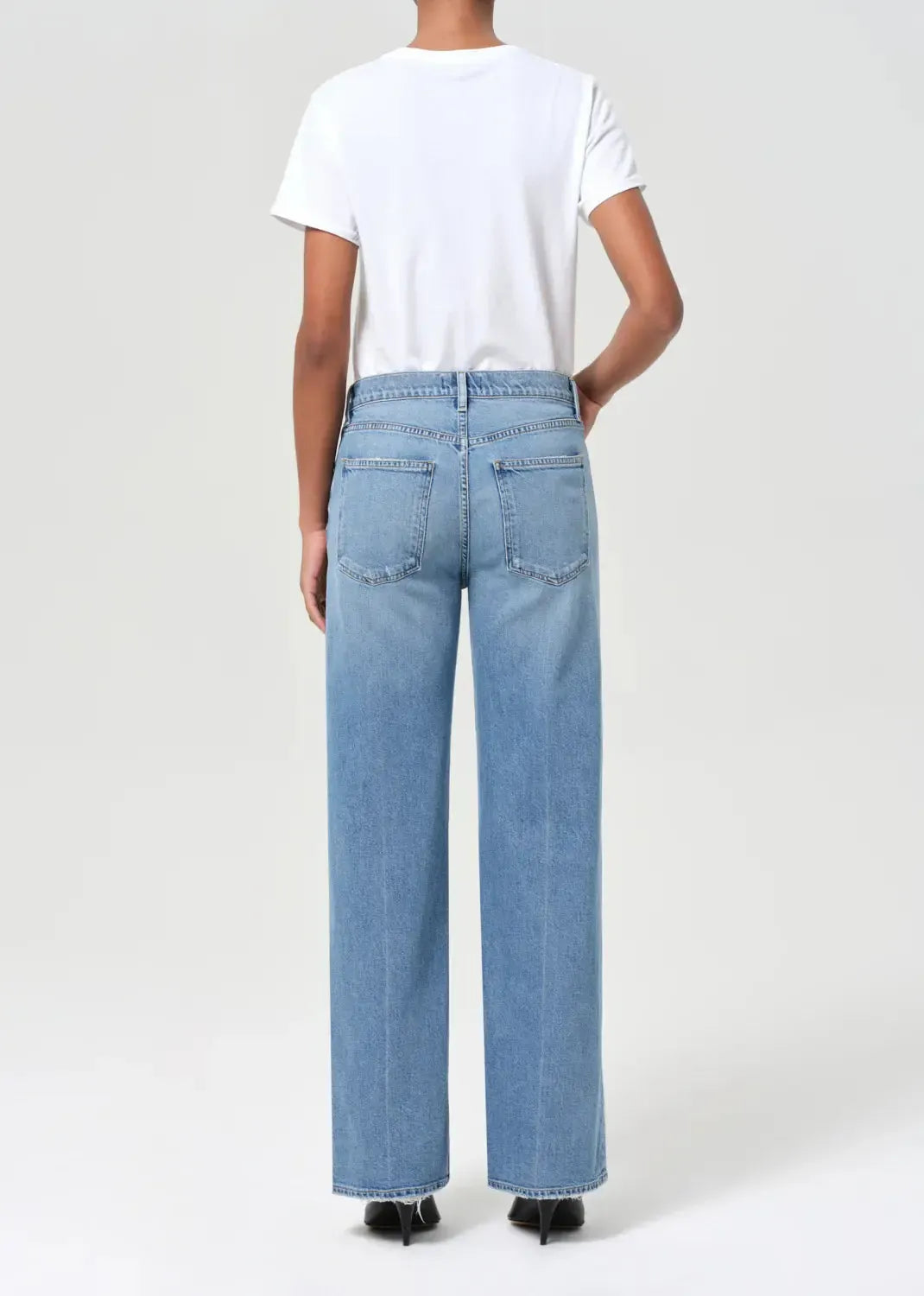 Agolde Harper Straight Jean - Kindle-Hand In Pocket